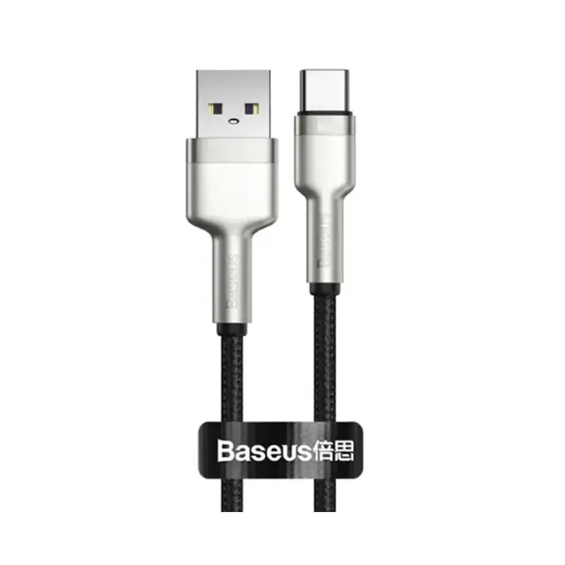 کابل Baseus Cafule Metal USB-A To USB-C 66w مشکی